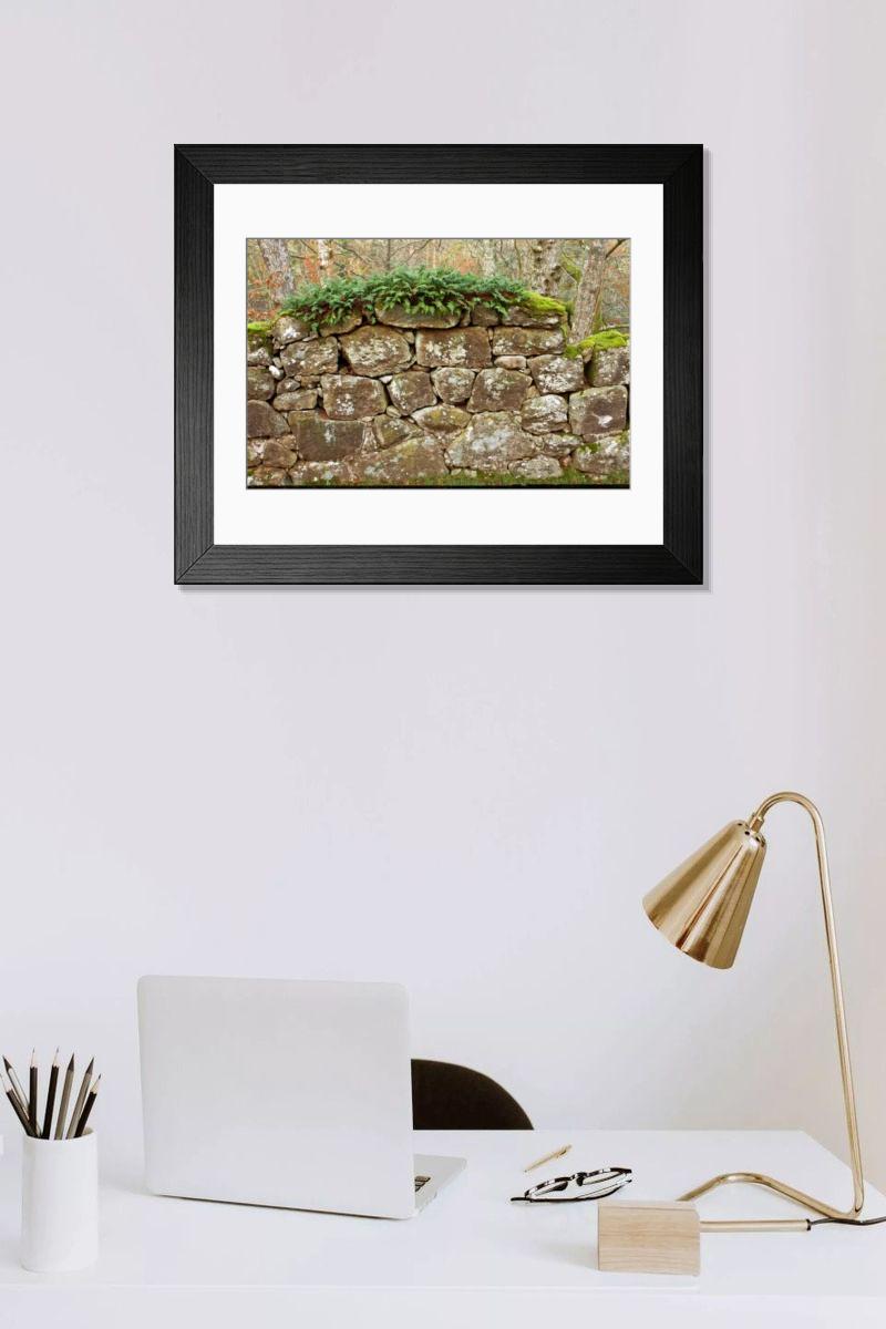Shown hanging in a room: Modern 14"x12" (36x31cm)