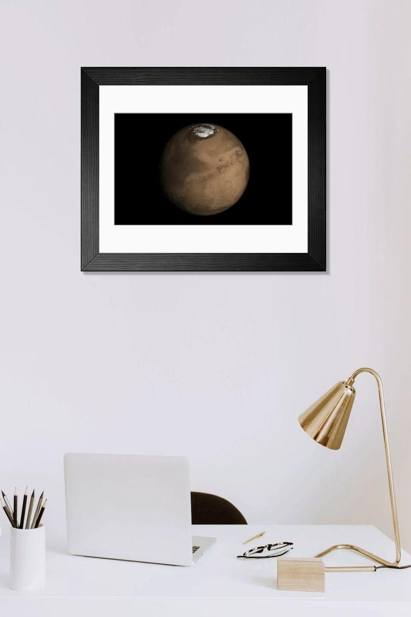 Shown hanging in a room: Modern 14"x12" (36x31cm)