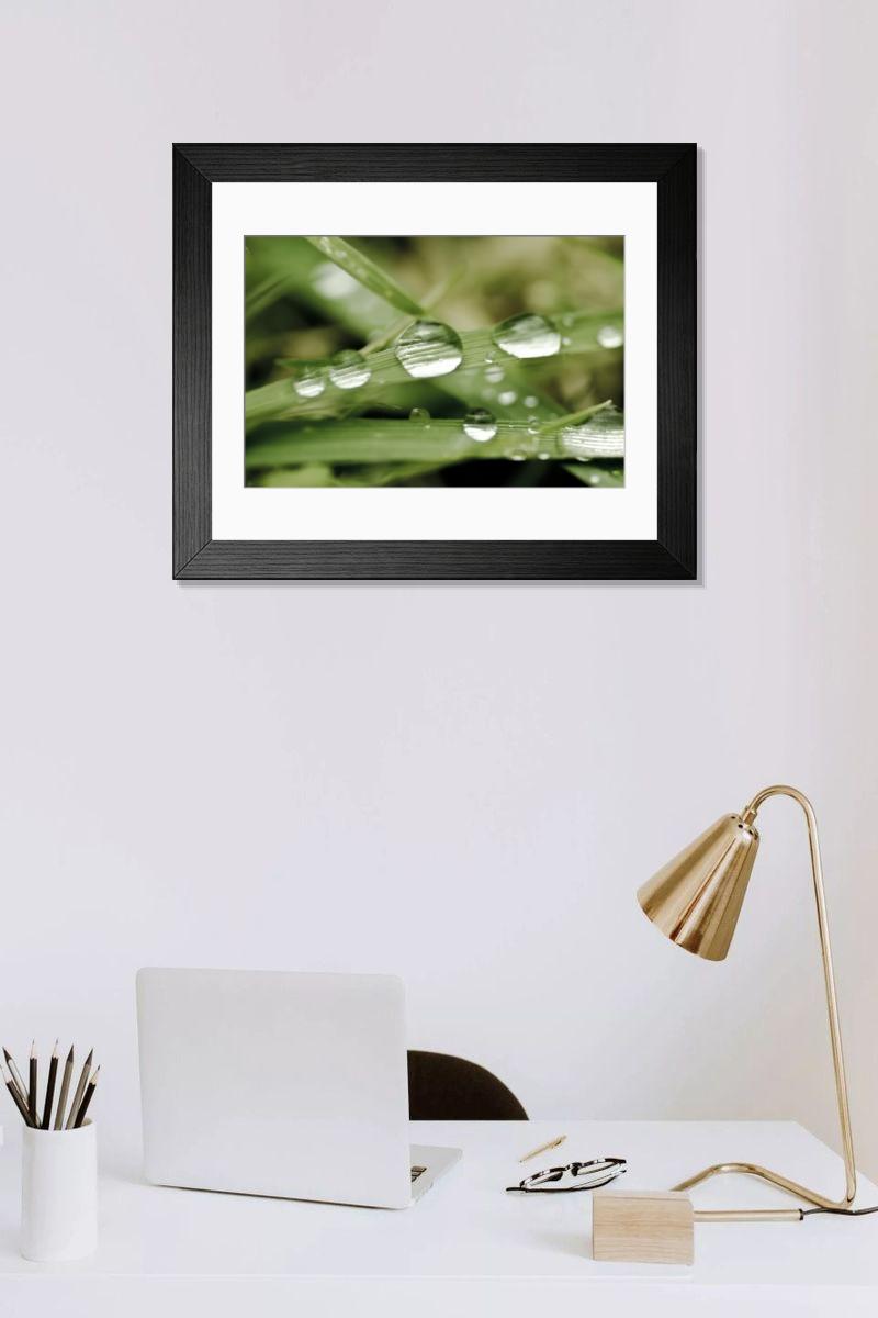 Shown hanging in a room: Modern 14"x12" (36x31cm)