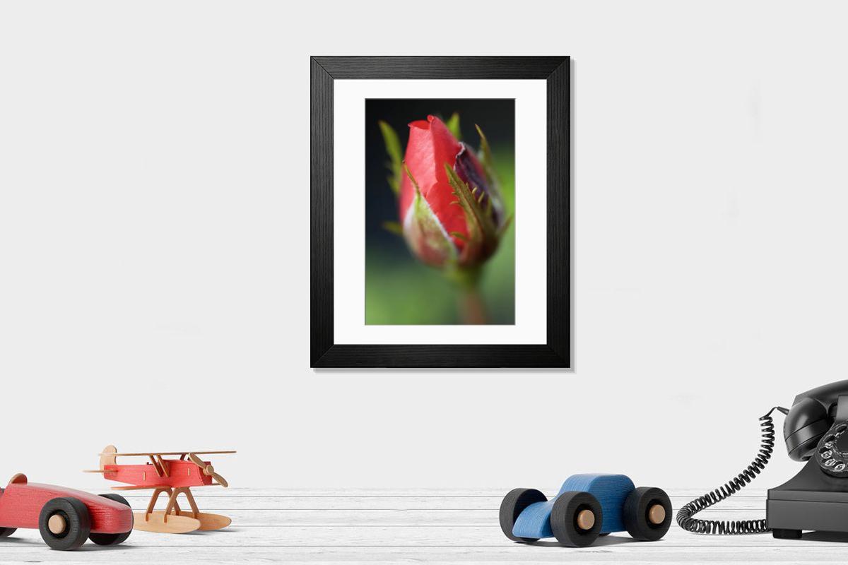 Shown hanging in a room: Modern 14"x12" (36x31cm)