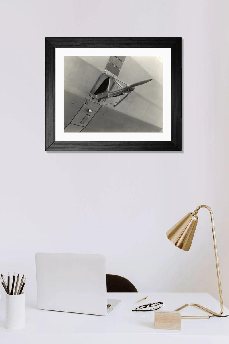 Shown hanging in a room: Modern 14"x12" (36x31cm)