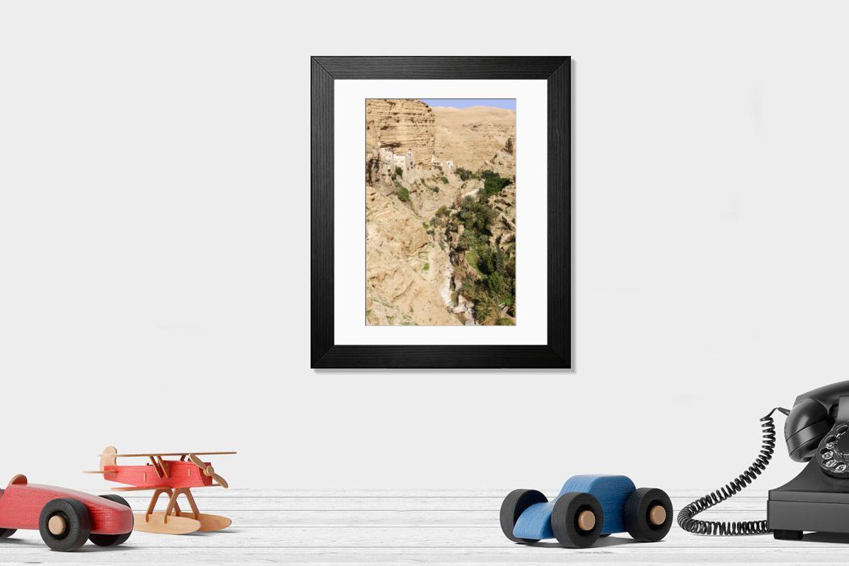 Shown hanging in a room: Modern 14"x12" (36x31cm)