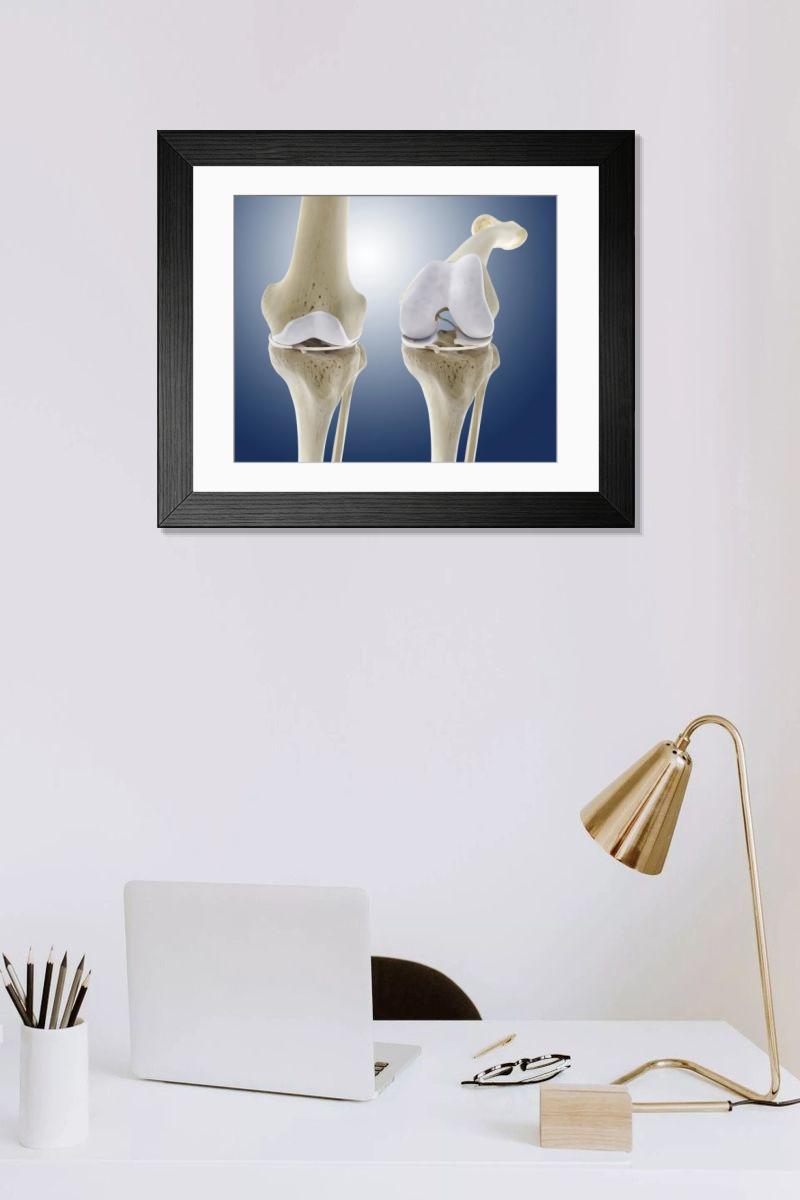 Shown hanging in a room: Modern 14"x12" (36x31cm)