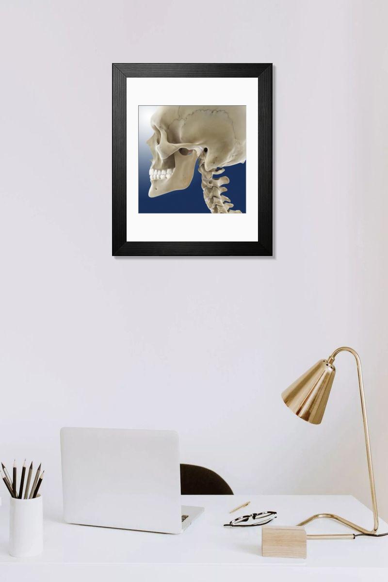 Shown hanging in a room: Modern 14"x12" (36x31cm)