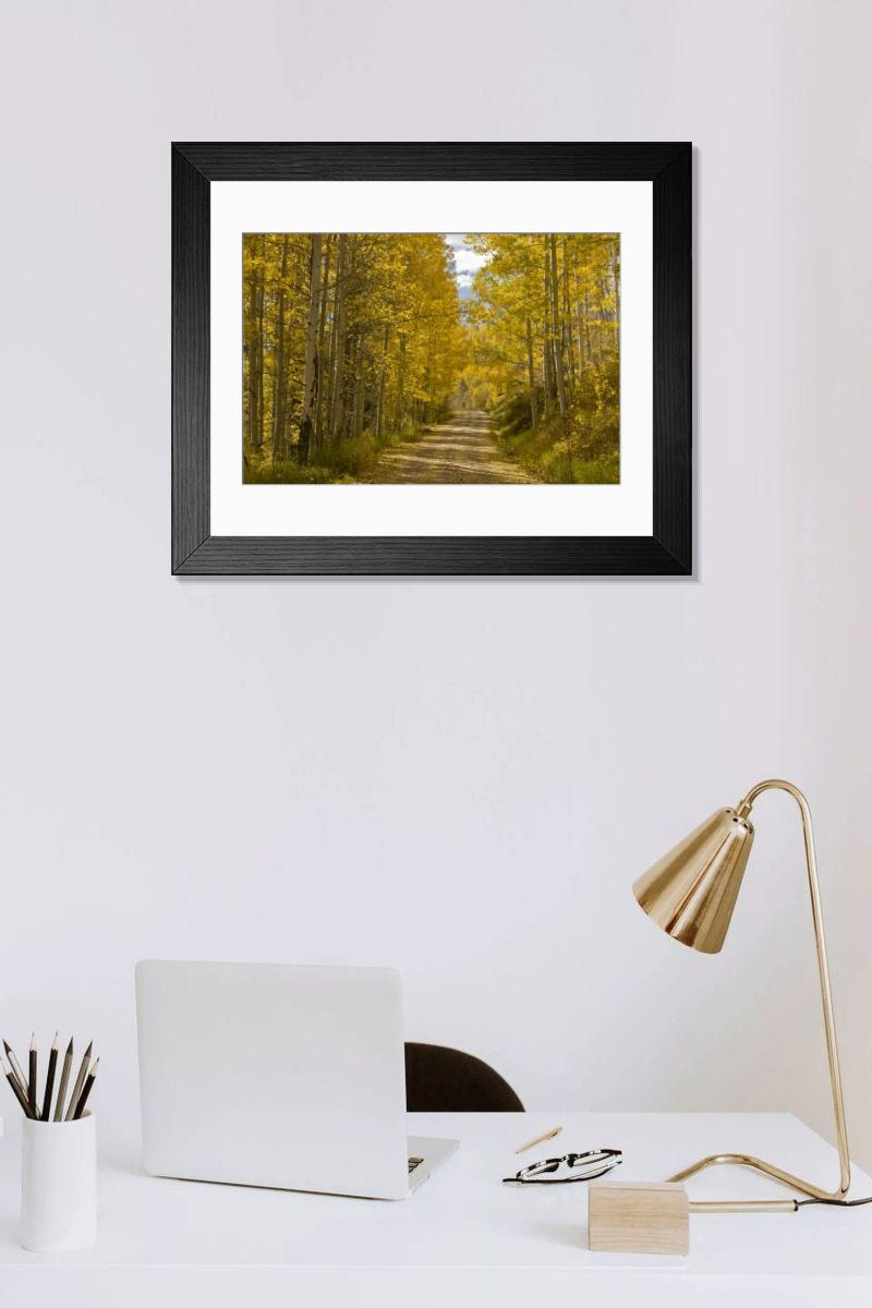 Shown hanging in a room: Modern 14"x12" (36x31cm)