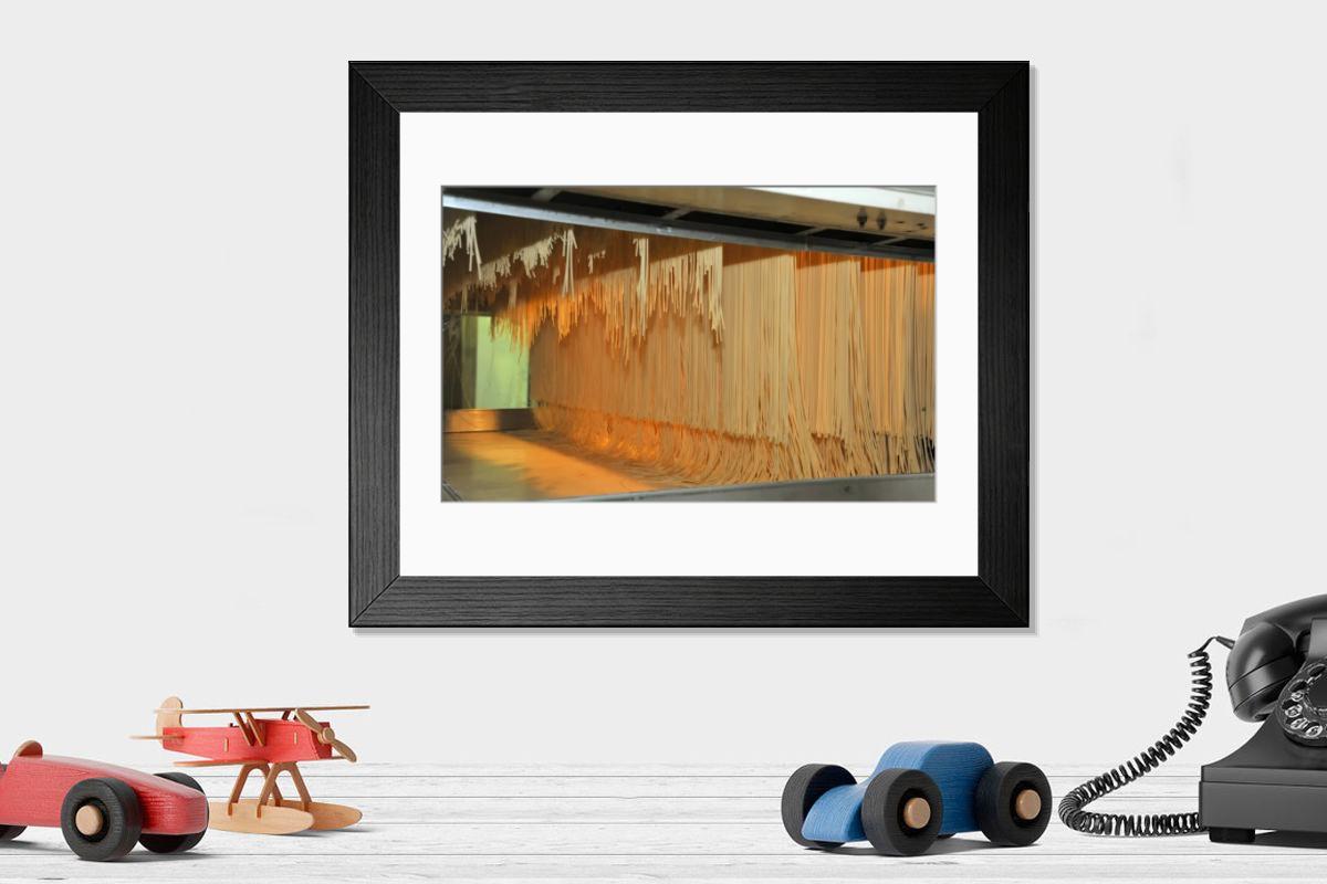 Shown hanging in a room: Modern 14"x12" (36x31cm)