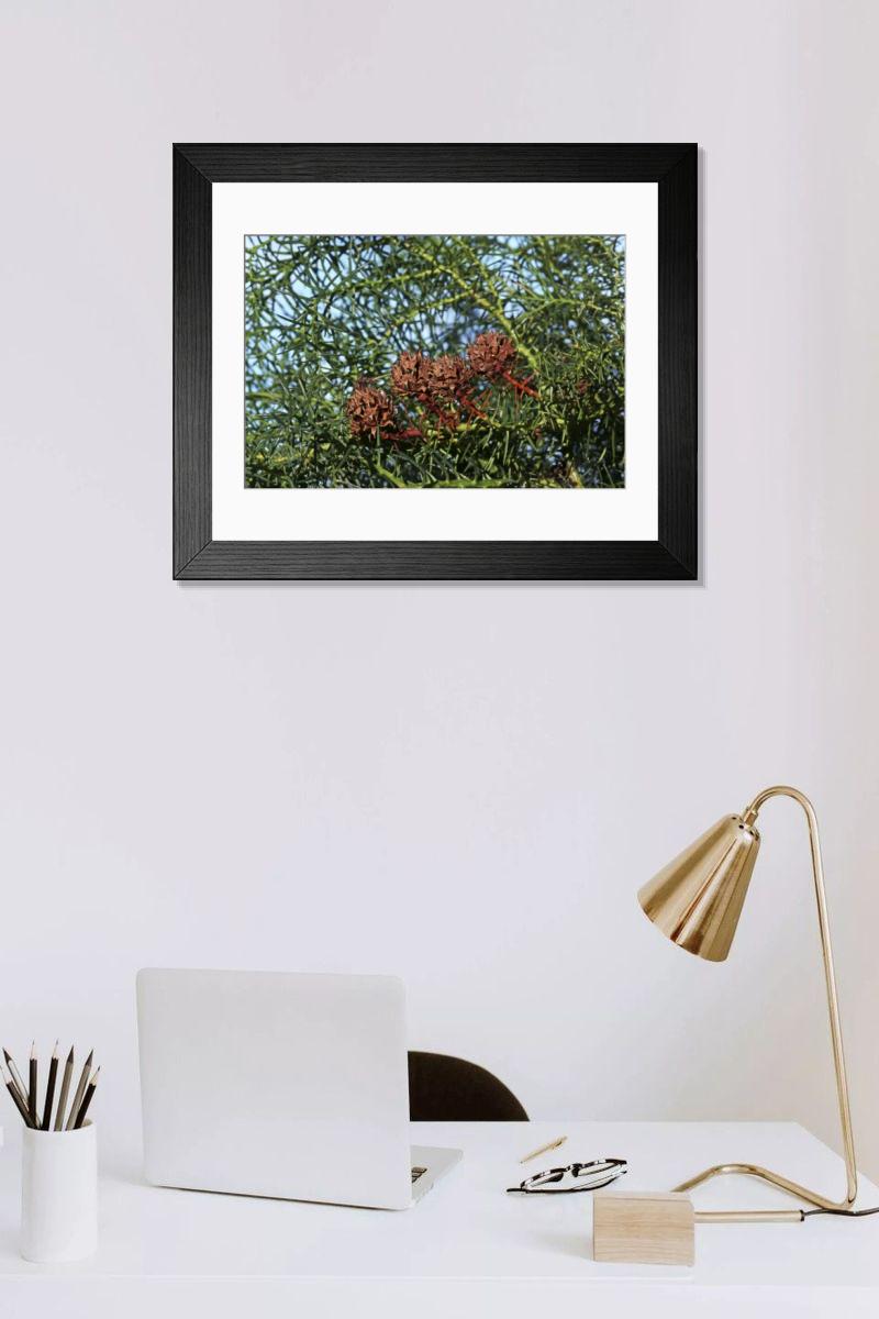 Shown hanging in a room: Modern 14"x12" (36x31cm)
