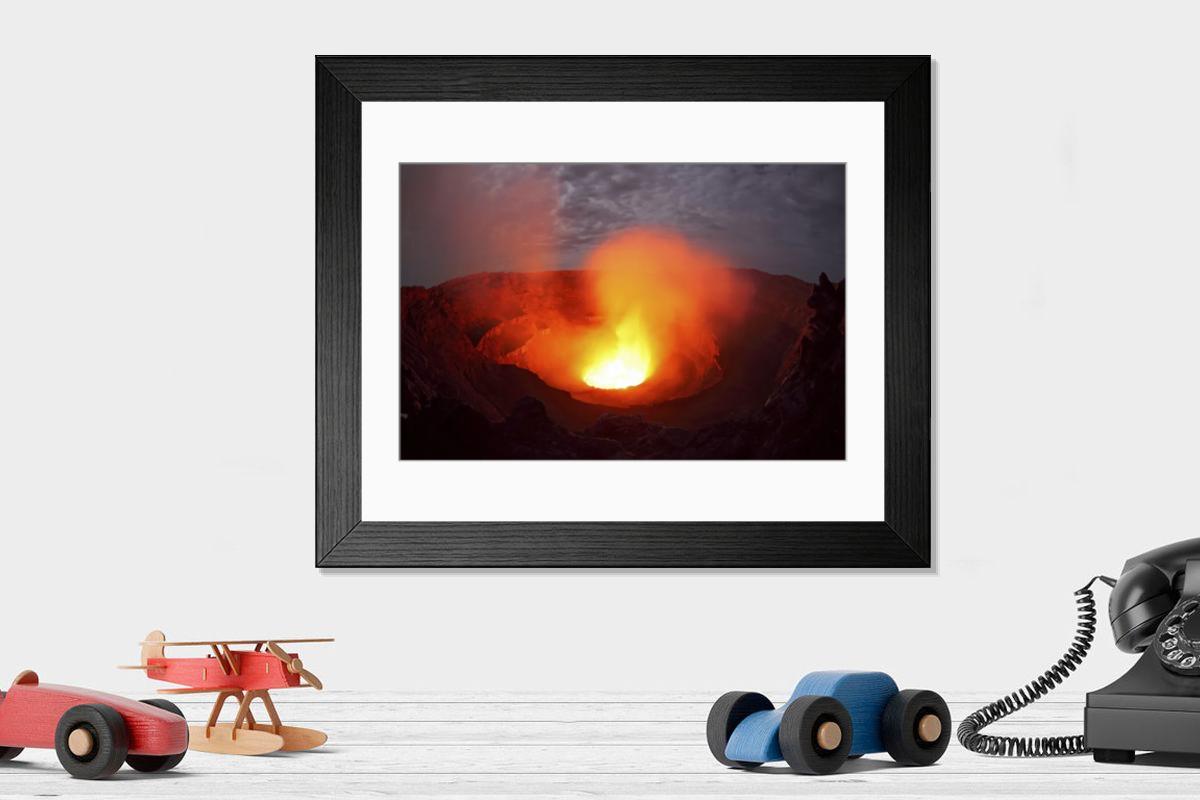 Shown hanging in a room: Modern 14"x12" (36x31cm)