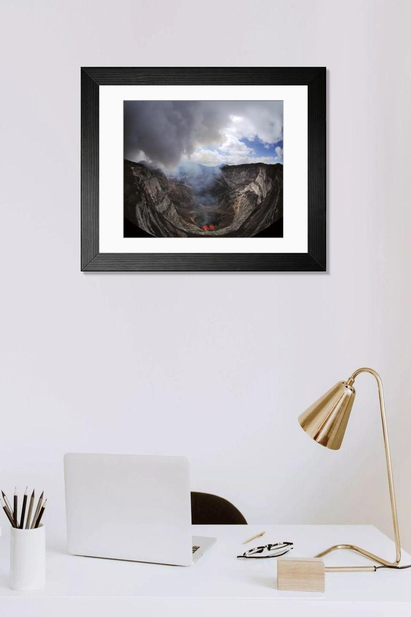 Shown hanging in a room: Modern 14"x12" (36x31cm)