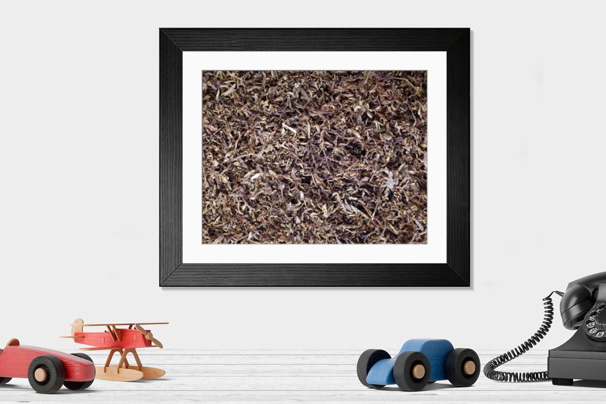 Shown hanging in a room: Modern 14"x12" (36x31cm)