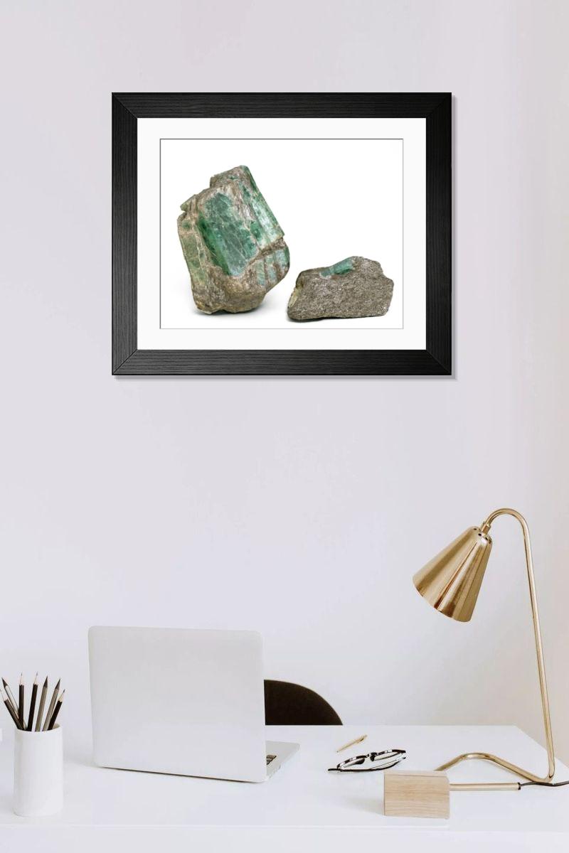 Shown hanging in a room: Modern 14"x12" (36x31cm)