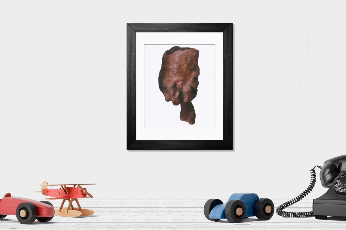 Shown hanging in a room: Modern 14"x12" (36x31cm)