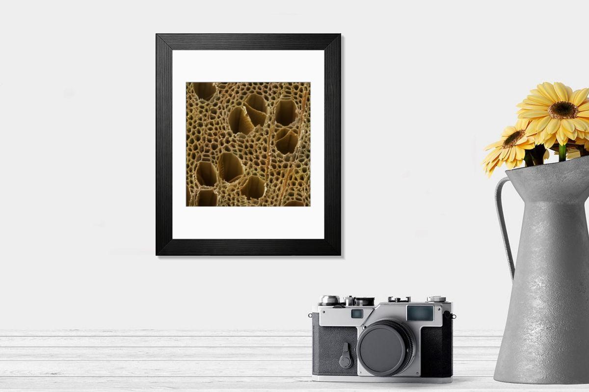 Shown hanging in a room: Modern 14"x12" (36x31cm)