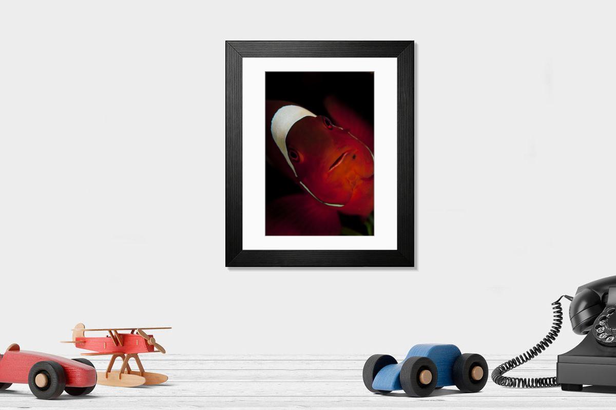 Shown hanging in a room: Modern 14"x12" (36x31cm)