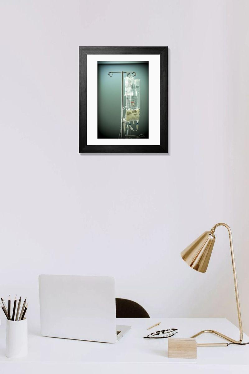 Shown hanging in a room: Modern 14"x12" (36x31cm)