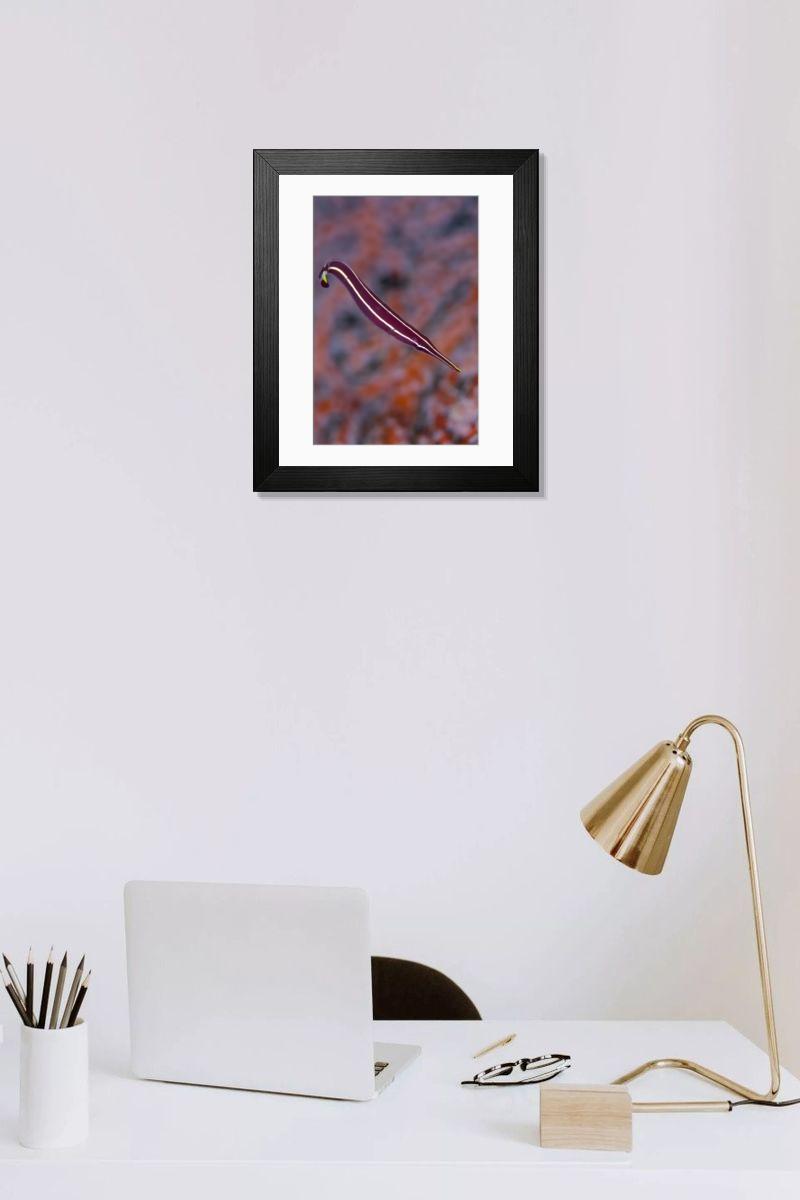 Shown hanging in a room: Modern 14"x12" (36x31cm)