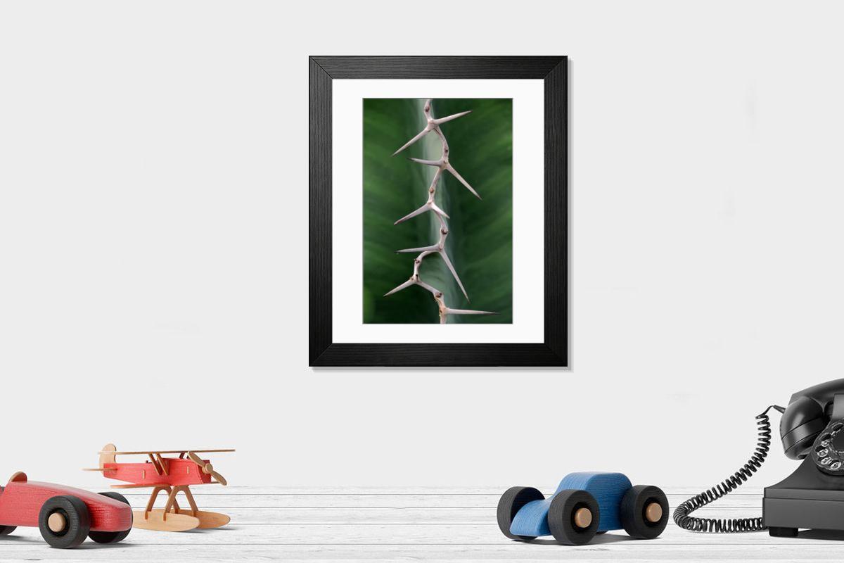 Shown hanging in a room: Modern 14"x12" (36x31cm)