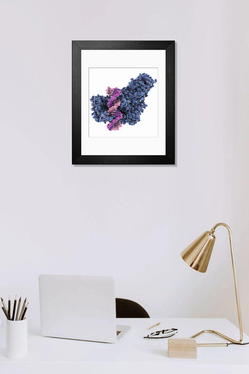 Shown hanging in a room: Modern 14"x12" (36x31cm)