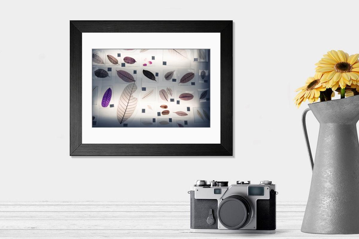 Shown hanging in a room: Modern 14"x12" (36x31cm)