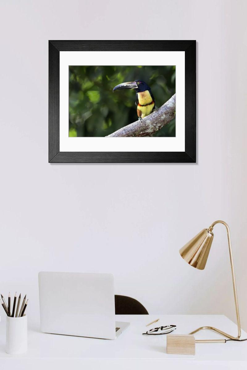 Shown hanging in a room: Modern 14"x12" (36x31cm)