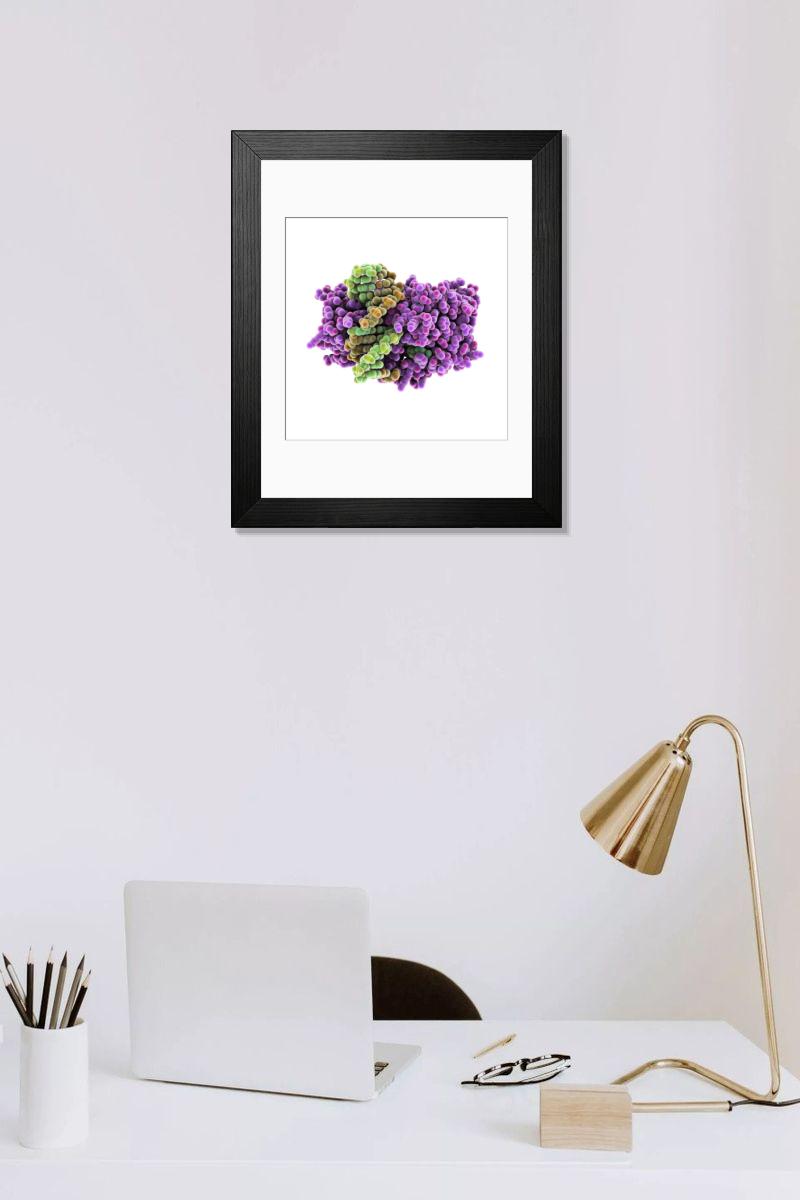Shown hanging in a room: Modern 14"x12" (36x31cm)