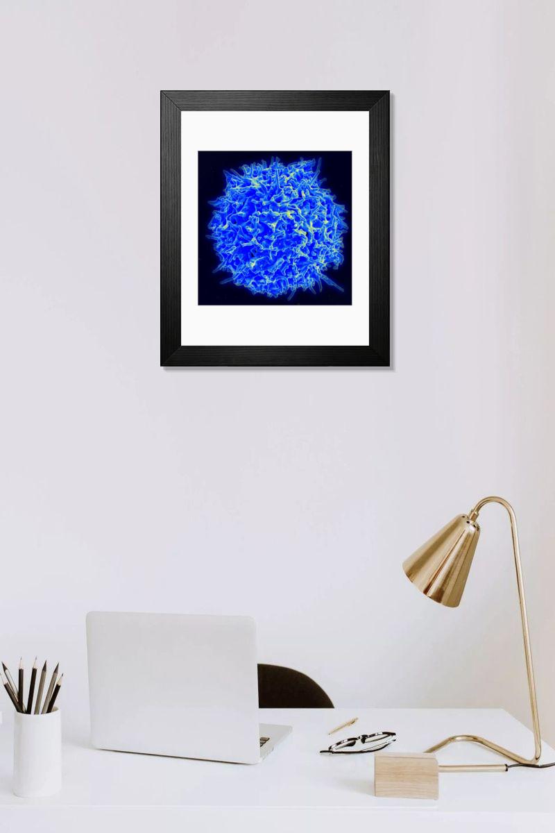 Shown hanging in a room: Modern 14"x12" (36x31cm)