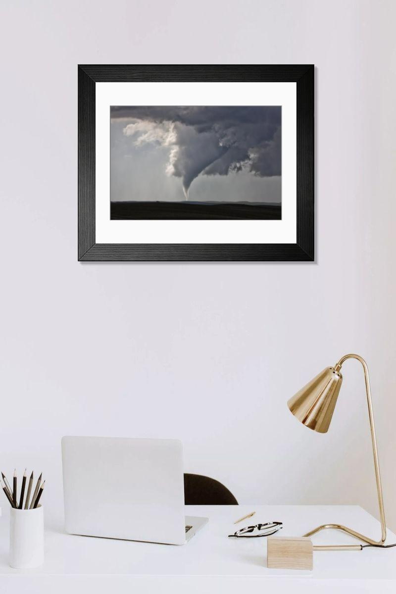 Shown hanging in a room: Modern 14"x12" (36x31cm)