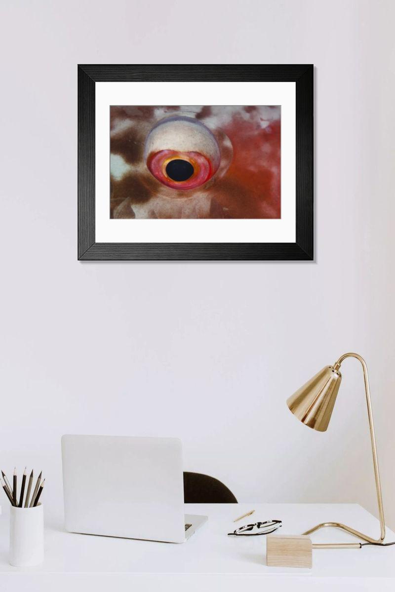 Shown hanging in a room: Modern 14"x12" (36x31cm)