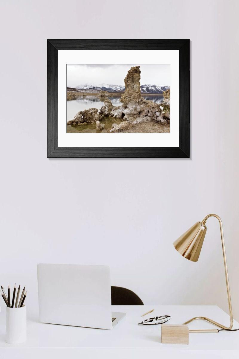 Shown hanging in a room: Modern 14"x12" (36x31cm)