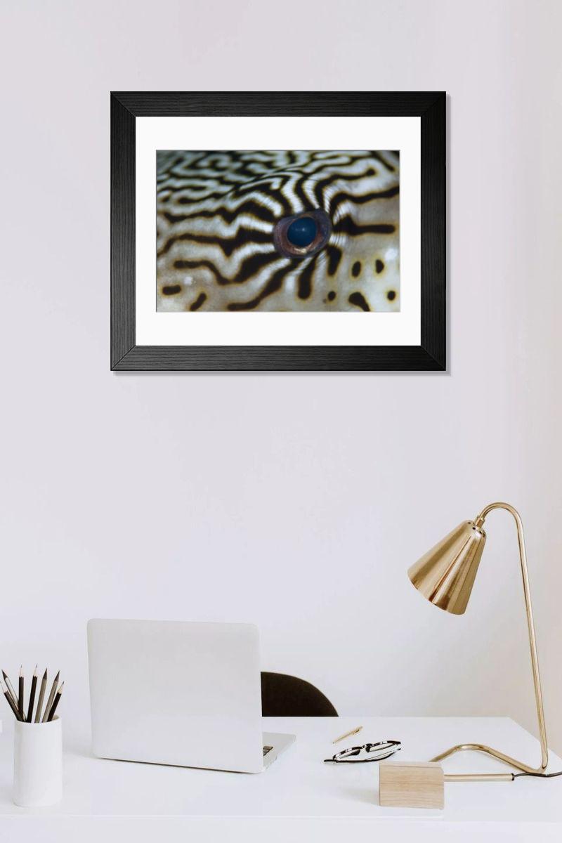 Shown hanging in a room: Modern 14"x12" (36x31cm)