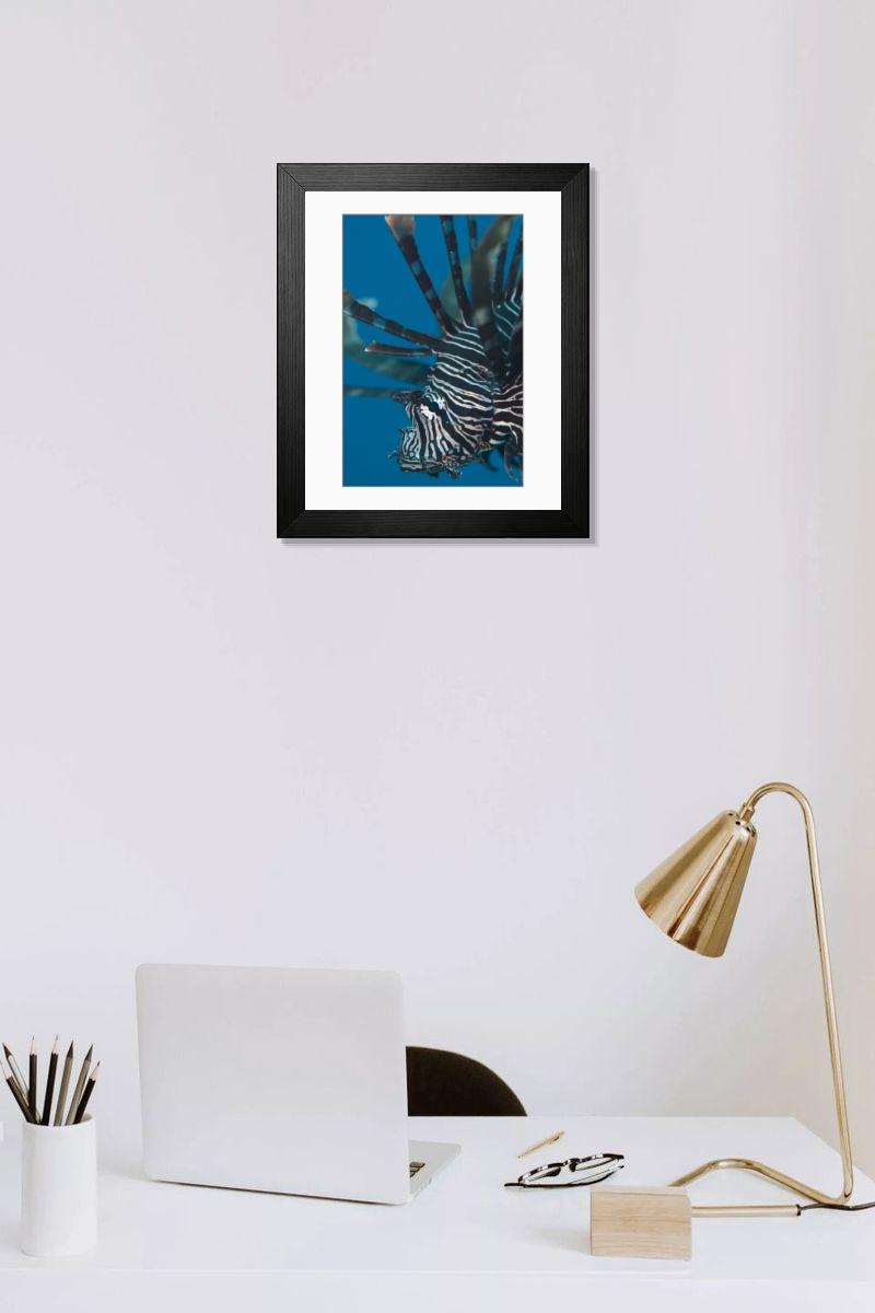Shown hanging in a room: Modern 14"x12" (36x31cm)
