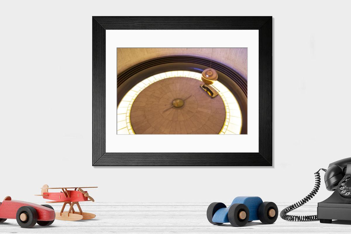 Shown hanging in a room: Modern 14"x12" (36x31cm)