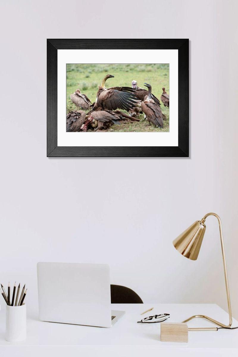 Shown hanging in a room: Modern 14"x12" (36x31cm)