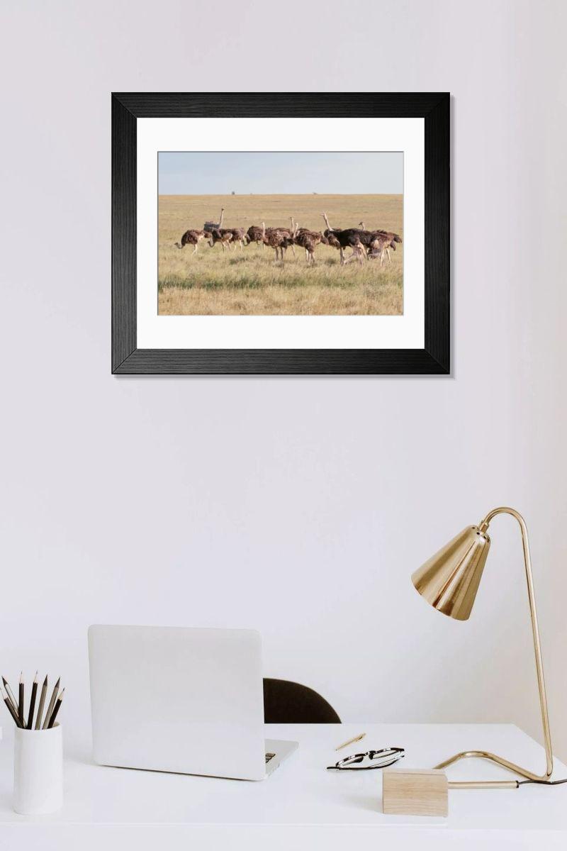 Shown hanging in a room: Modern 14"x12" (36x31cm)