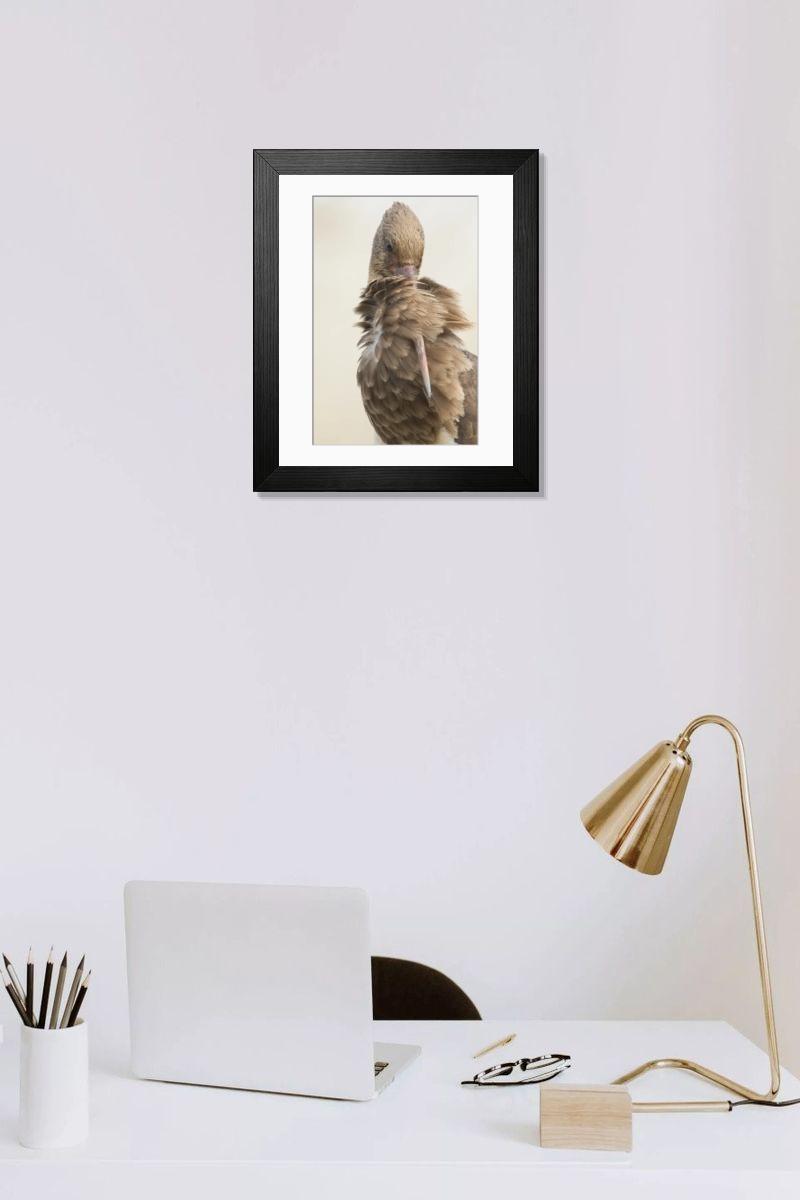 Shown hanging in a room: Modern 14"x12" (36x31cm)