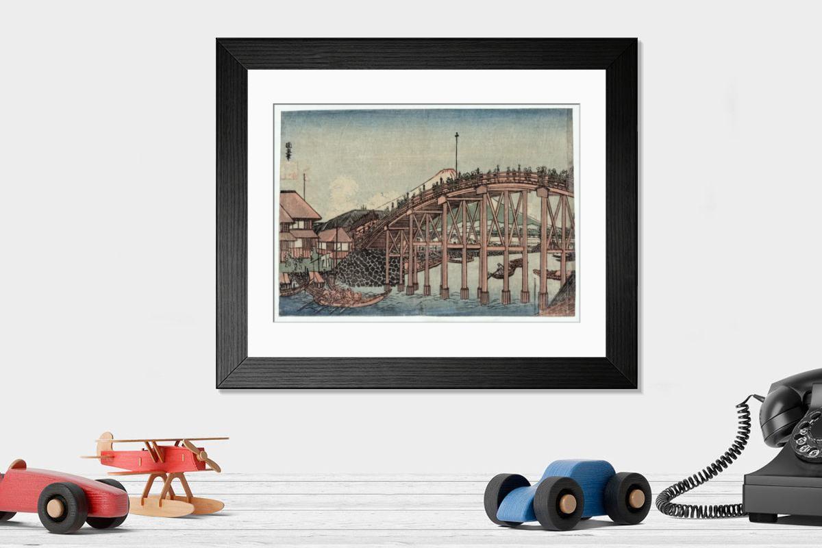 Shown hanging in a room: Modern 14"x12" (36x31cm)