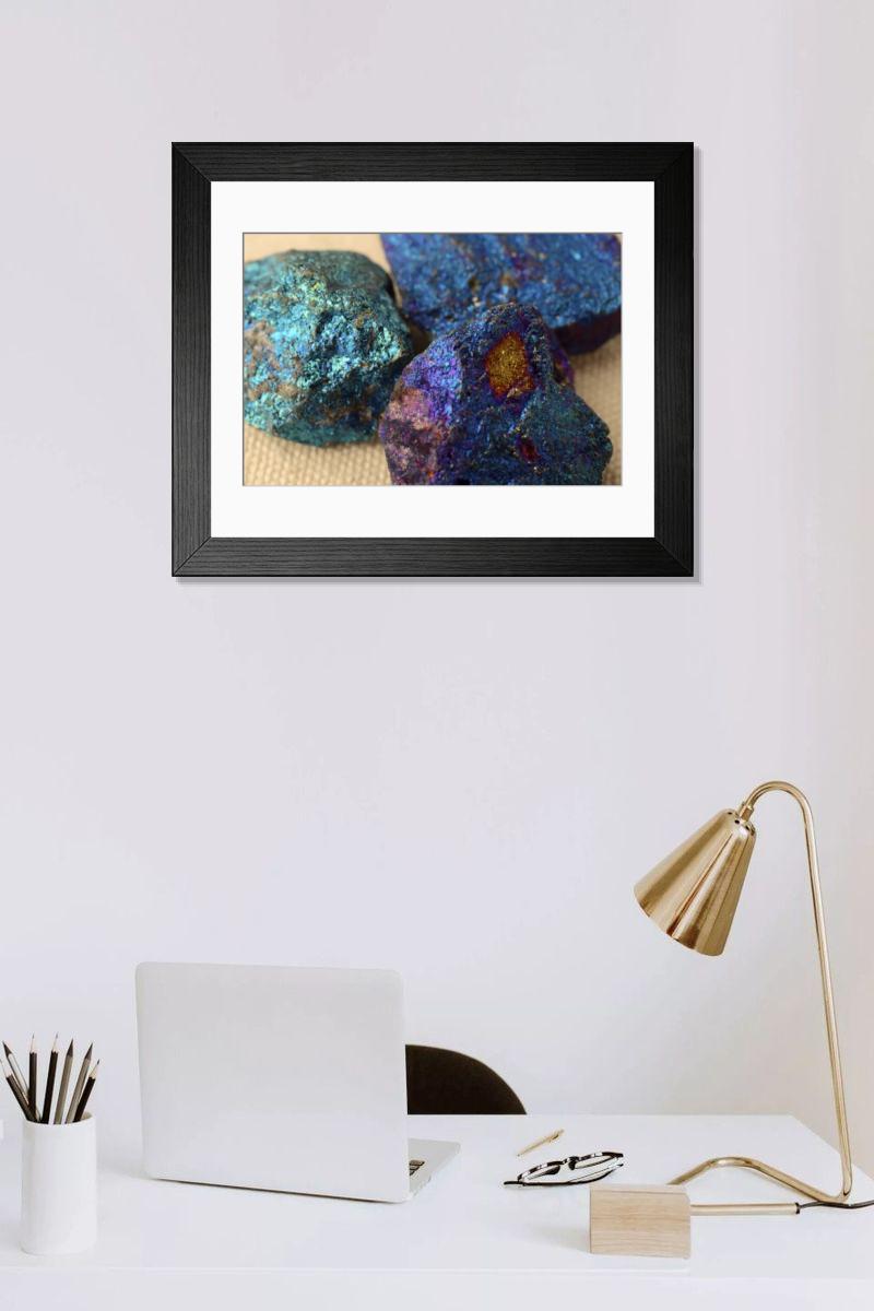Shown hanging in a room: Modern 14"x12" (36x31cm)