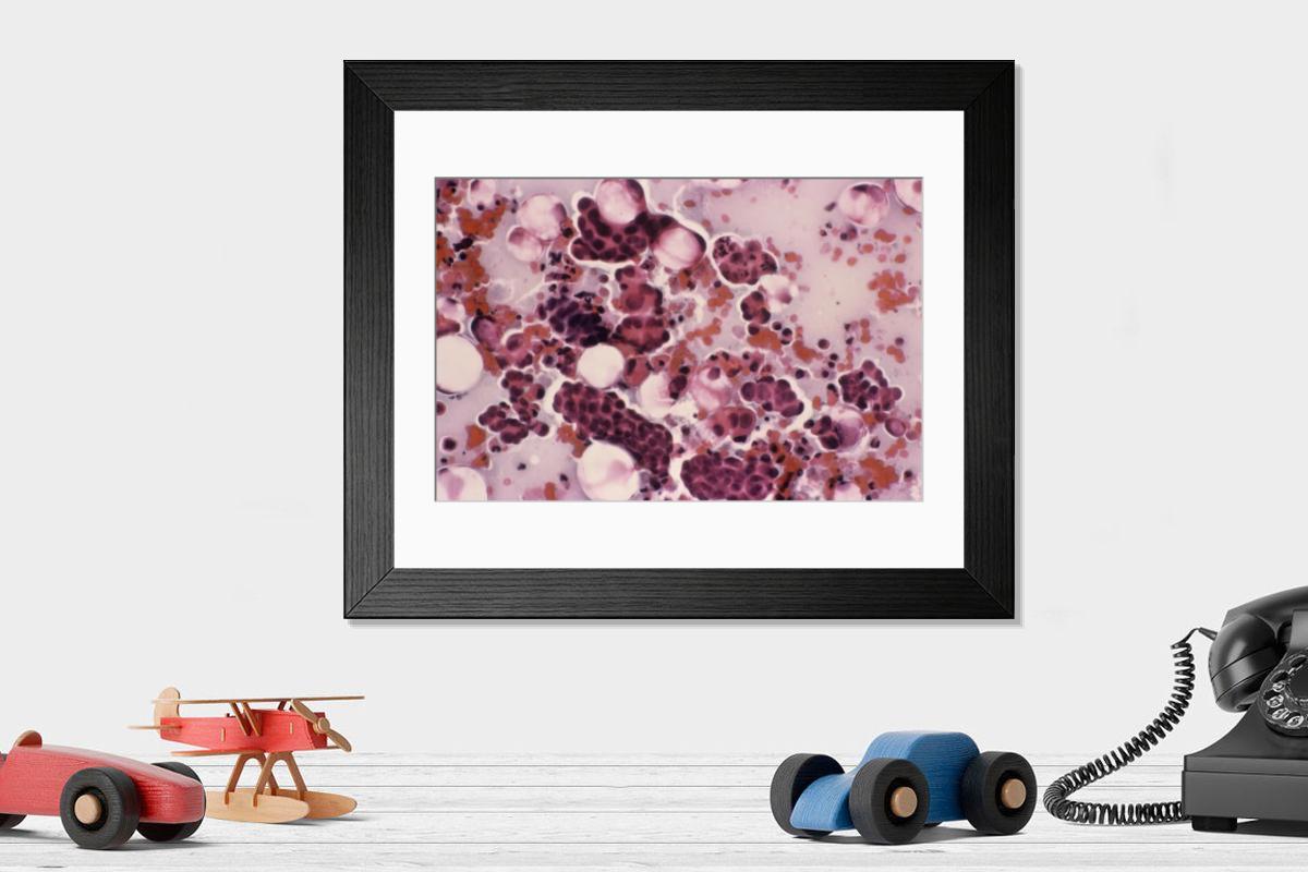 Shown hanging in a room: Modern 14"x12" (36x31cm)