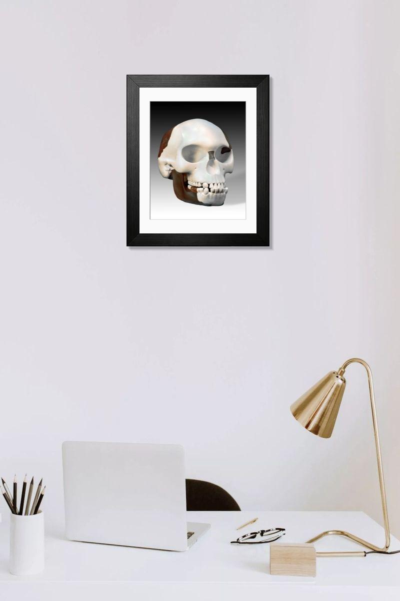 Shown hanging in a room: Modern 14"x12" (36x31cm)