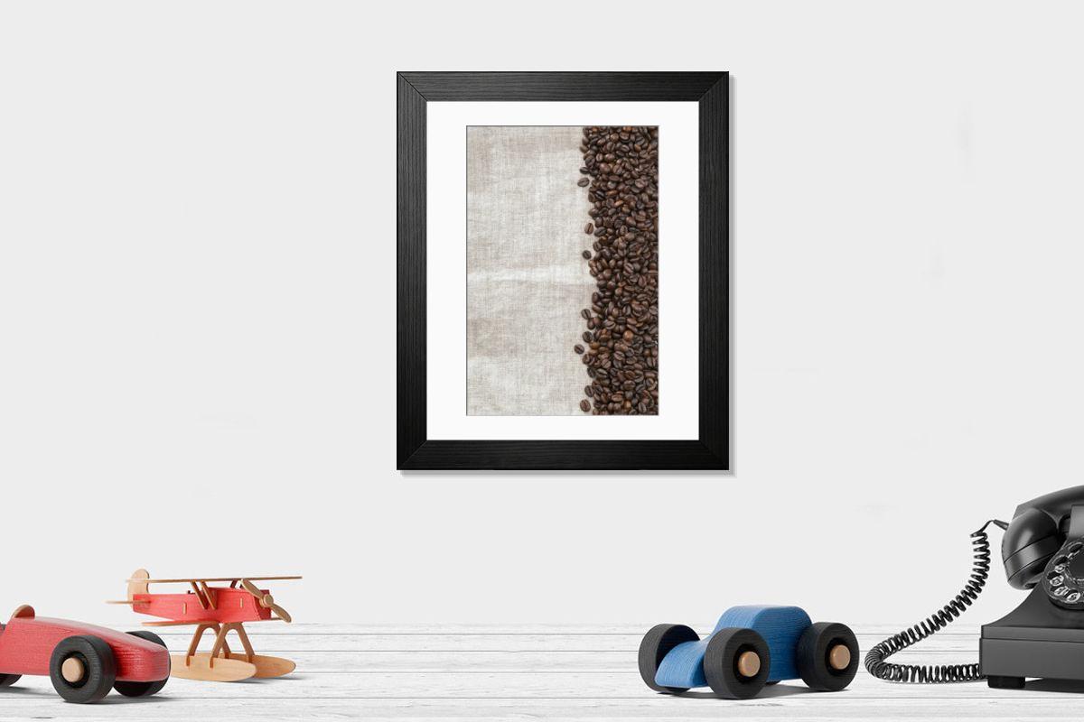 Shown hanging in a room: Modern 14"x12" (36x31cm)