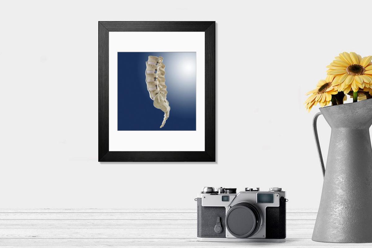 Shown hanging in a room: Modern 14"x12" (36x31cm)
