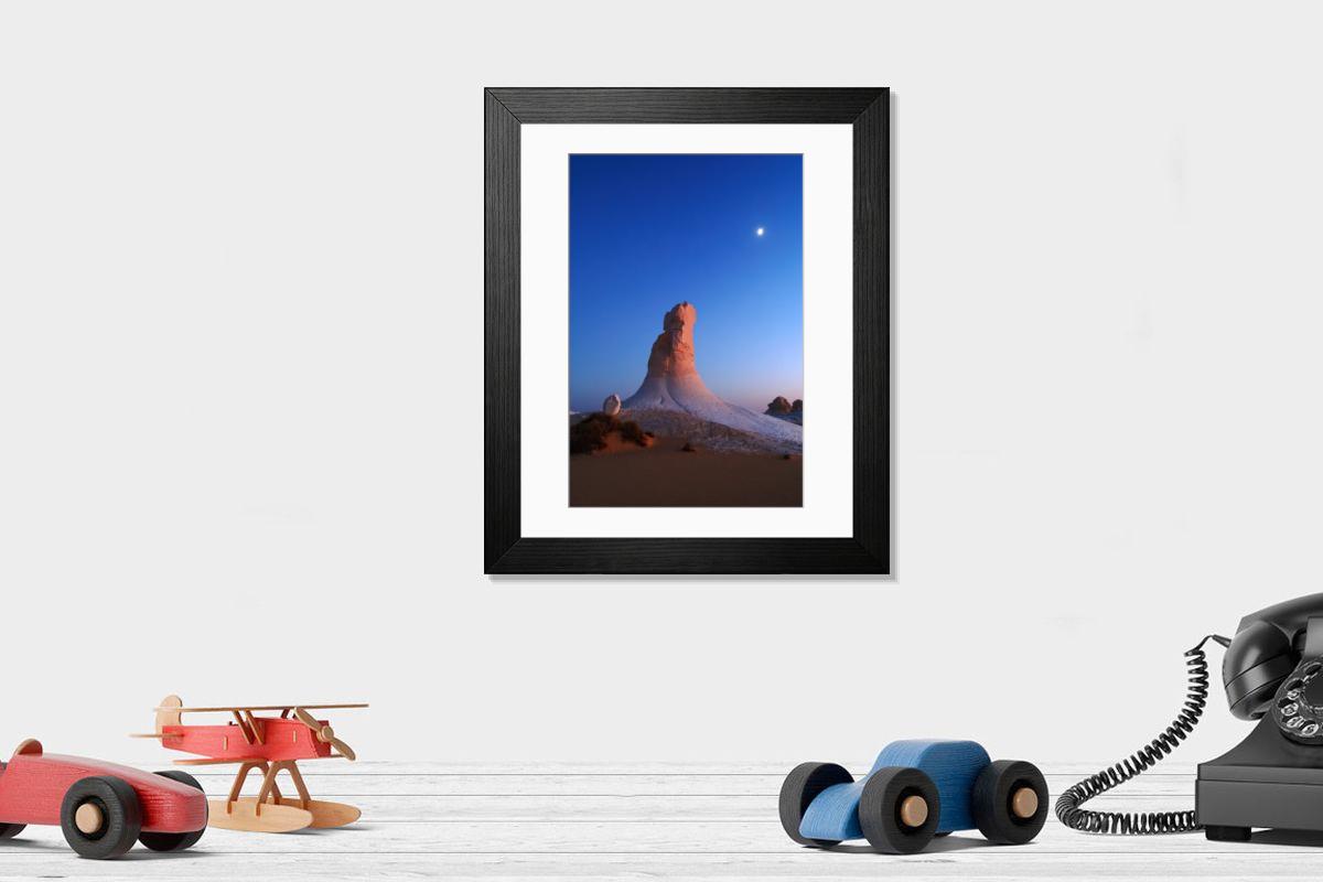 Shown hanging in a room: Modern 14"x12" (36x31cm)