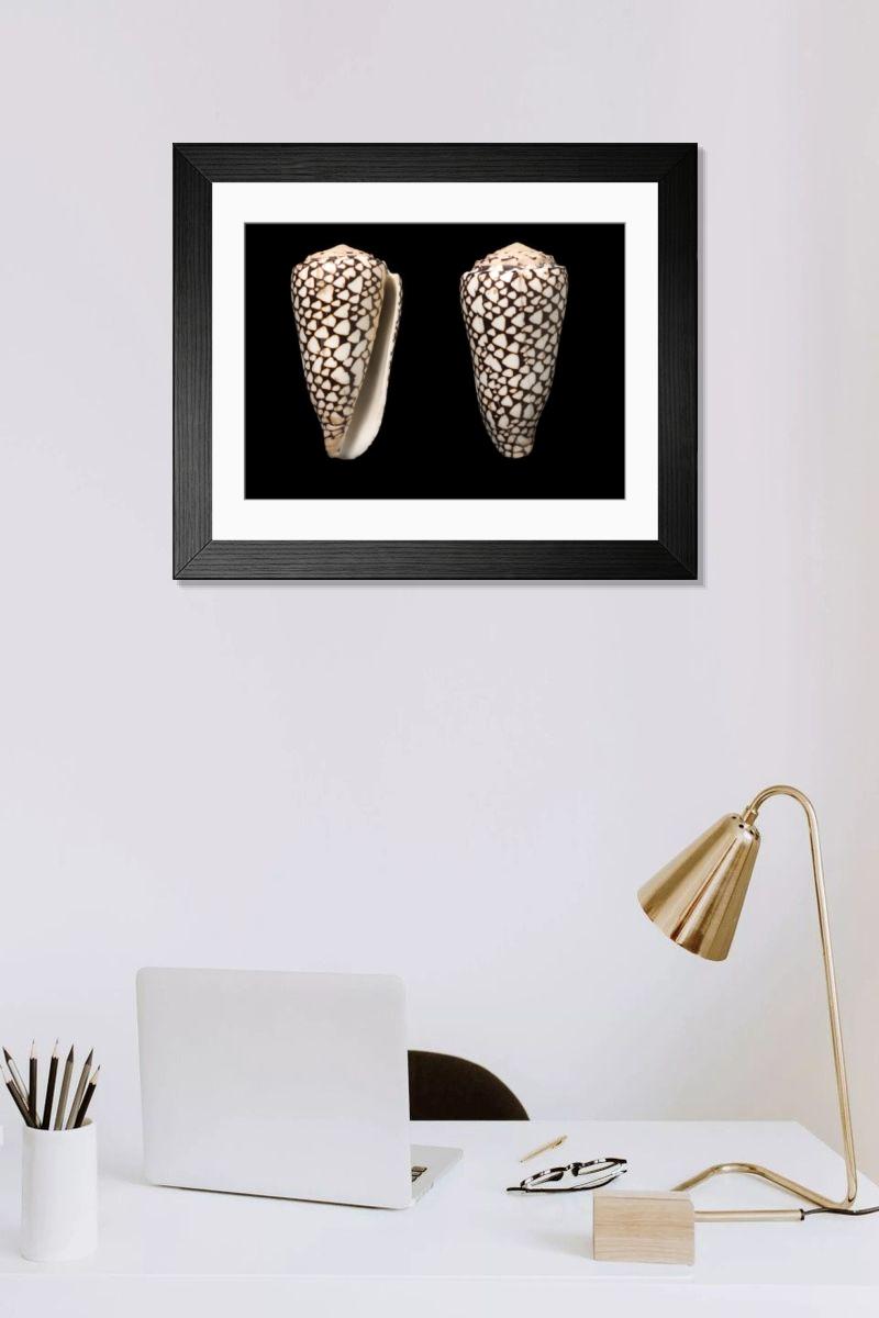 Shown hanging in a room: Modern 14"x12" (36x31cm)