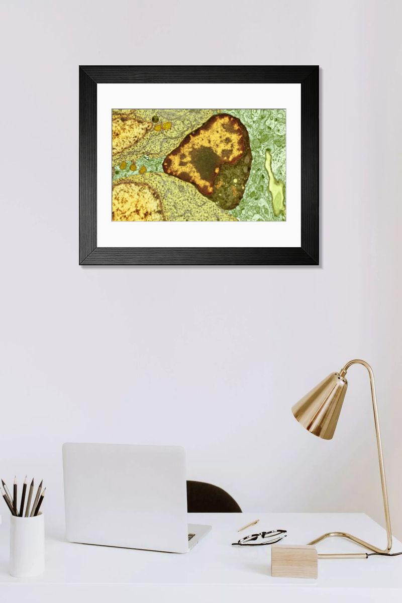 Shown hanging in a room: Modern 14"x12" (36x31cm)