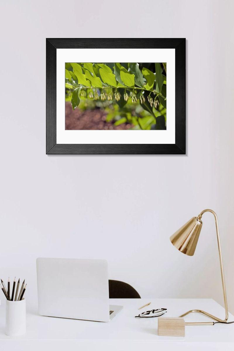 Shown hanging in a room: Modern 14"x12" (36x31cm)