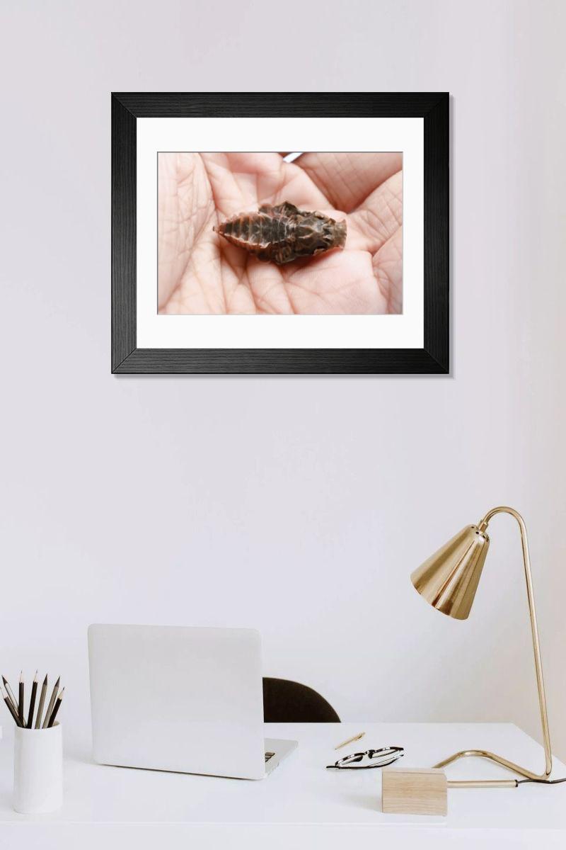 Shown hanging in a room: Modern 14"x12" (36x31cm)