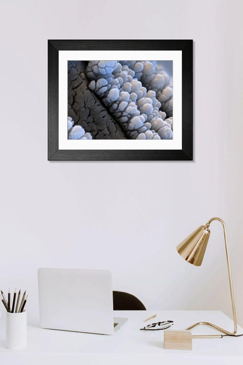 Shown hanging in a room: Modern 14"x12" (36x31cm)