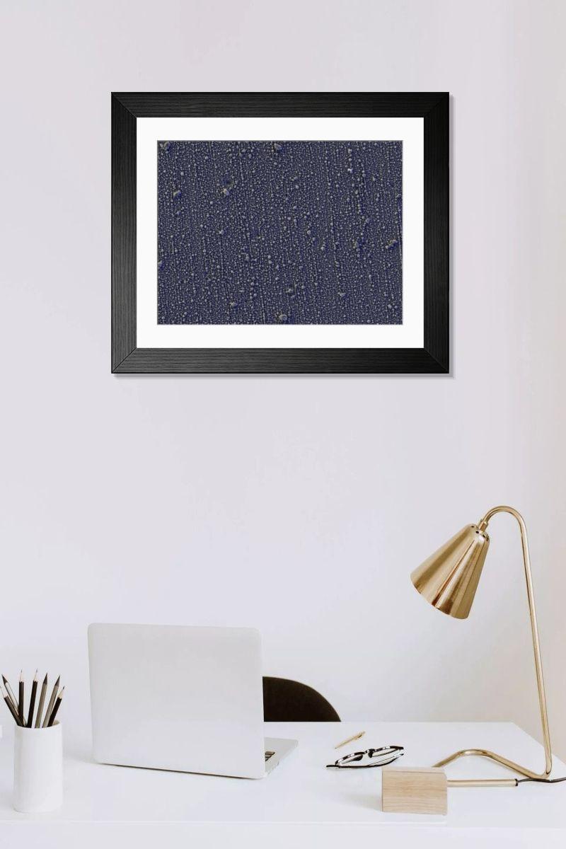 Shown hanging in a room: Modern 14"x12" (36x31cm)