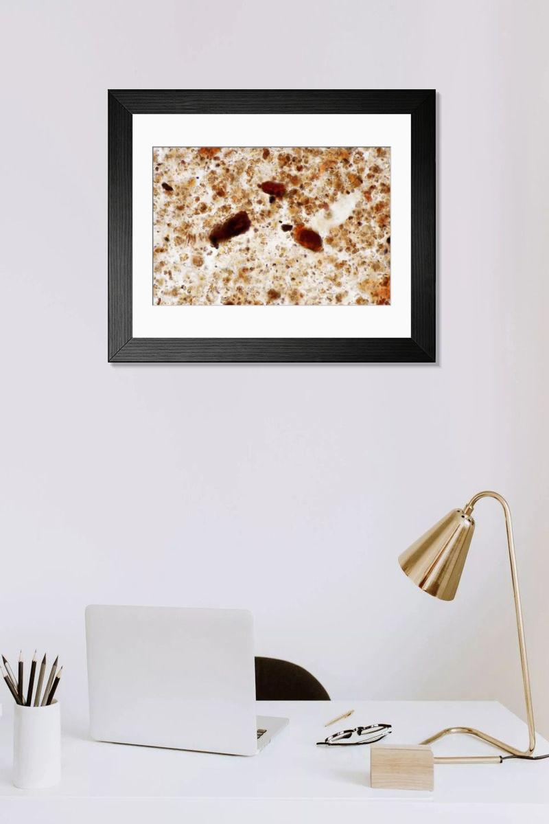 Shown hanging in a room: Modern 14"x12" (36x31cm)