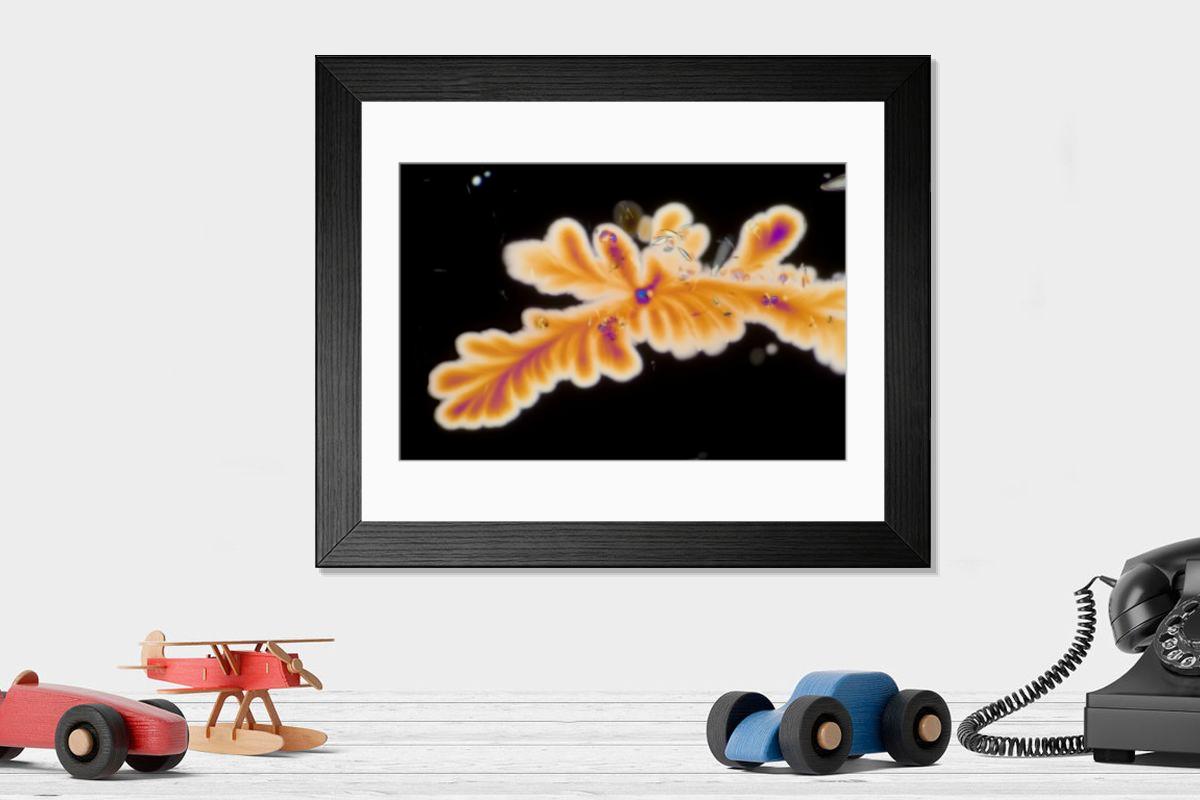 Shown hanging in a room: Modern 14"x12" (36x31cm)